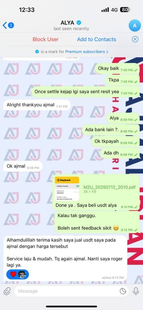 Buy Sell USDT Ajmal Idlan 8